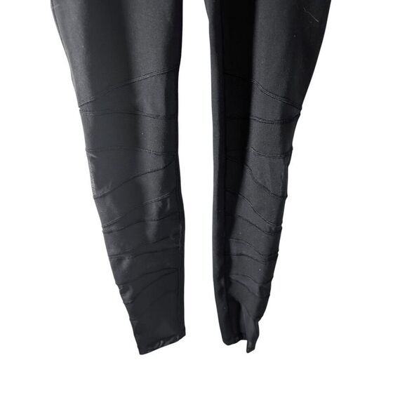 IVIVVA BY LULULEMON Girl's Black Mesh Leggings Size 10 - Picture 5 of 5